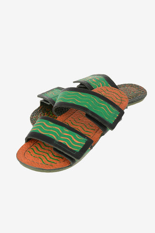 leather printed Slippers