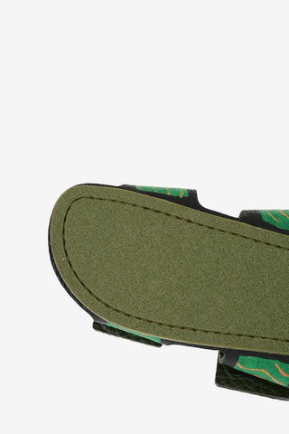 leather printed Slippers