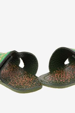 leather printed Slippers