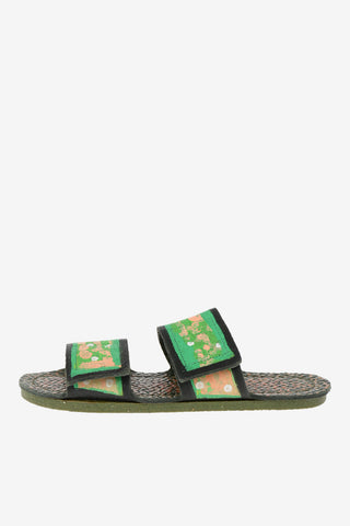 leather printed Slippers