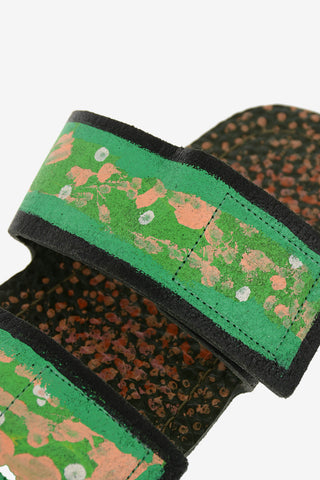 leather printed Slippers