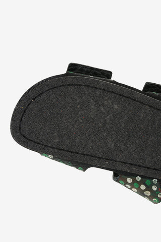 leather printed Slippers
