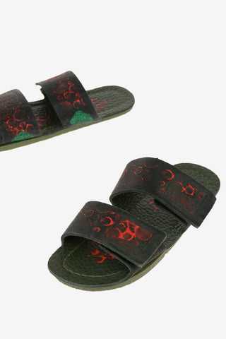 leather printed Slippers
