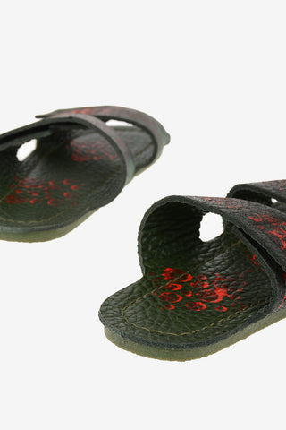 leather printed Slippers