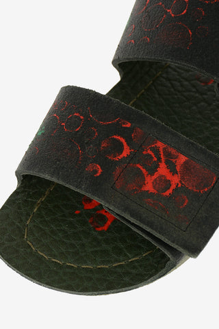 leather printed Slippers