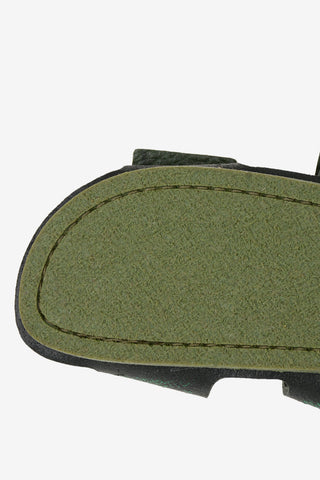 leather printed Slippers