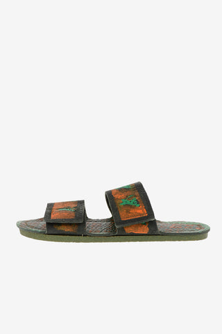 leather printed Slippers