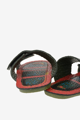 leather printed Slippers