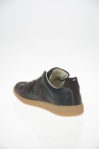 MM22 Suede and Leather REPLICA Low Sneakers