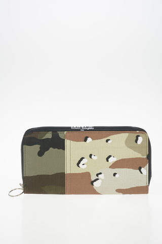 MM6 Camouflage Full Zip Wallet