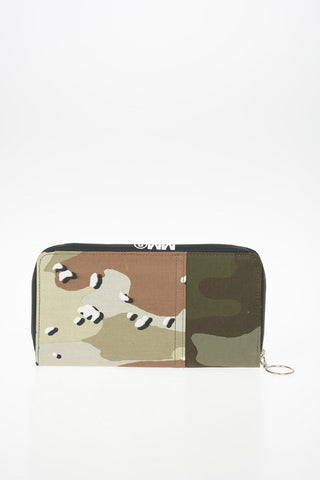 MM6 Camouflage Full Zip Wallet