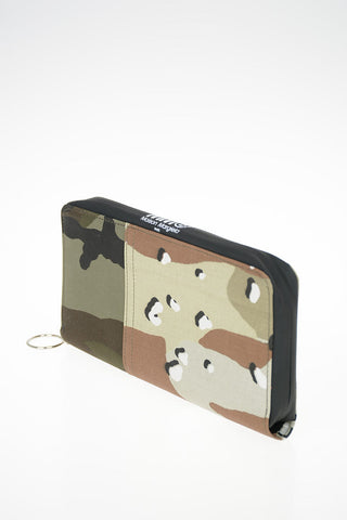 MM6 Camouflage Full Zip Wallet