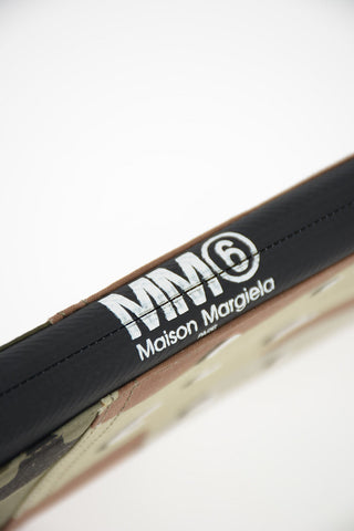 MM6 Camouflage Full Zip Wallet