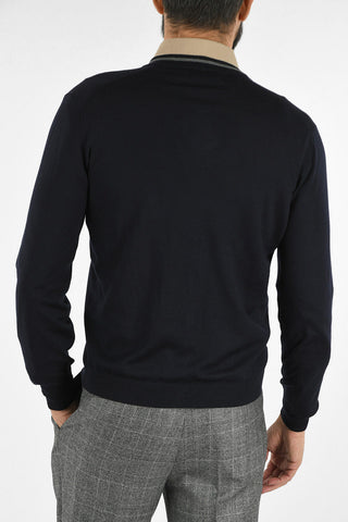 Virgin Wool and Cashmere Cardigan