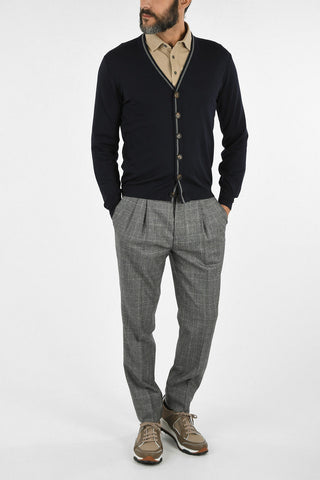 Virgin Wool and Cashmere Cardigan