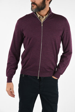 Virgin Wool and Cashmere Cardigan