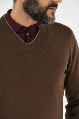 Cashmere V-neck Sweater