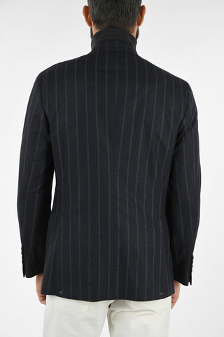 Pin Striped Double Breasted Blazer