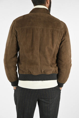 Suede Leather Biker Jacket