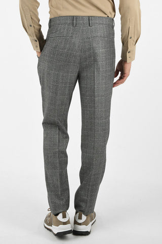 Virgin Wool Tartan Pant