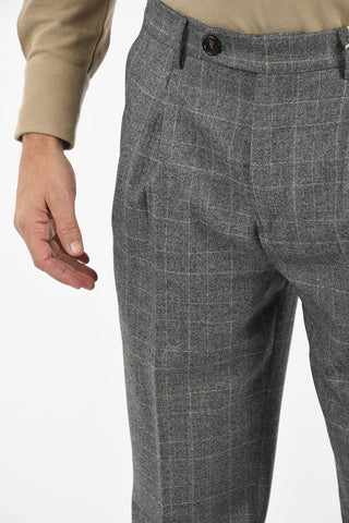 Virgin Wool Tartan Pant
