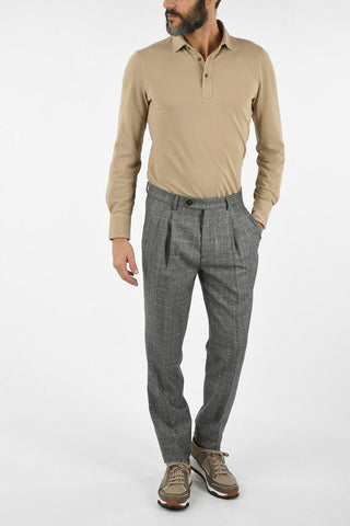 Virgin Wool Tartan Pant
