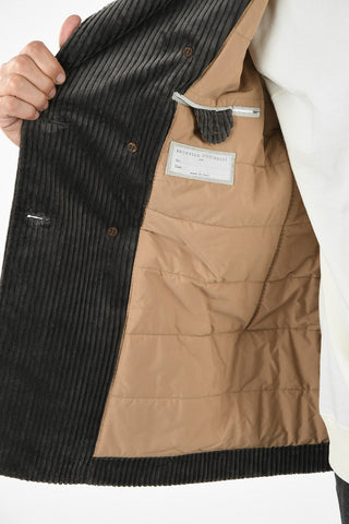 Cappotto Doppio Petto Corduroy