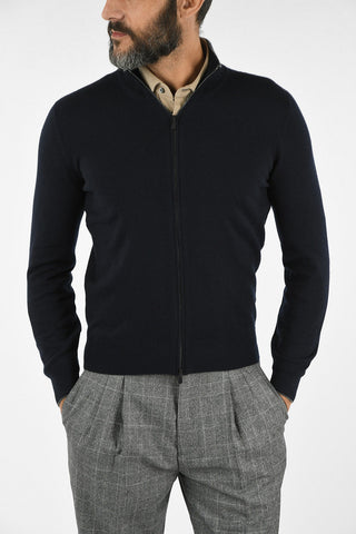 Cashmere Sweater with Zip