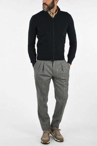 Cashmere Sweater with Zip