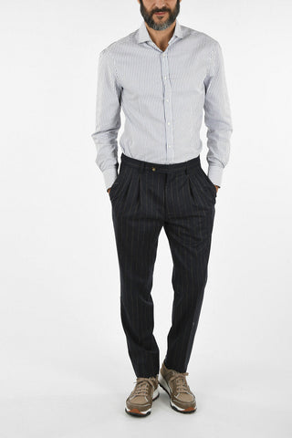 Wool Pin striped Pant