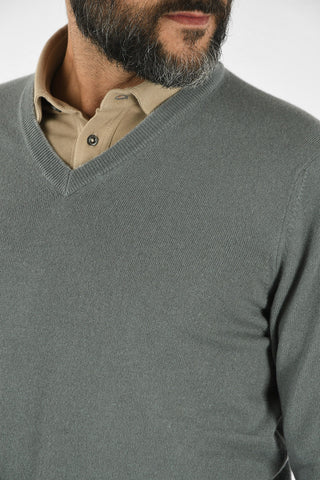 Cashmere V-neck Sweater