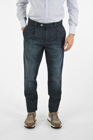 16cm Striped Jeans