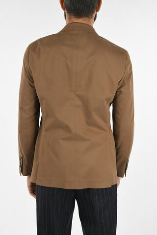 Cotton and Cashmere Single Breasted Blazer