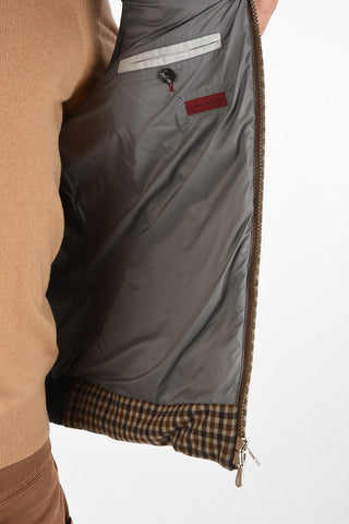 Cashmere Checked Padded Vest