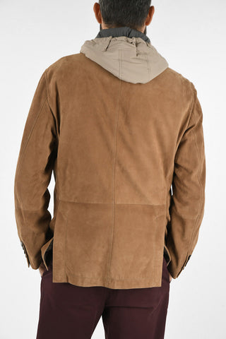 Giacca in Pelle con Gilet Estraibile