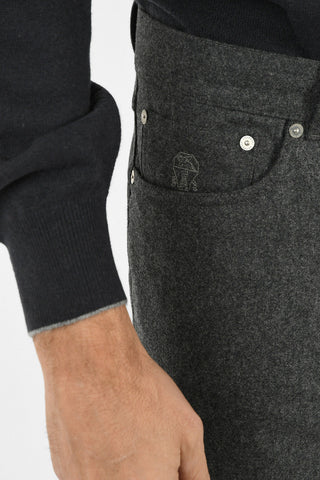 Pantalone in Lana Vergine