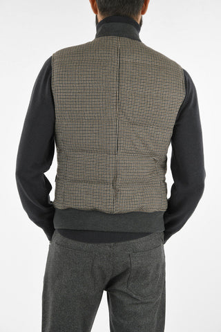 Houndstooth Padded Vest