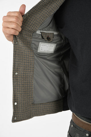 Houndstooth Padded Vest