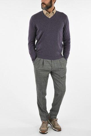 Maglia in Cashmere con Collo a V