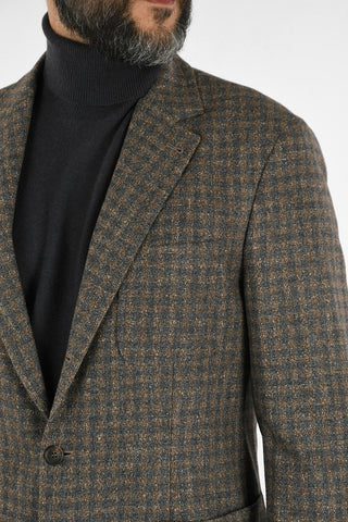 Wool Checked Blazer