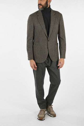 Wool Checked Blazer