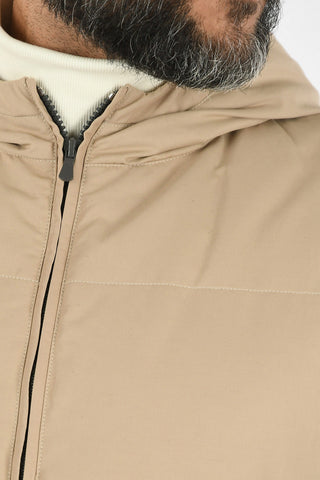 Cotton and Nylon Sleeveless Down Jacket