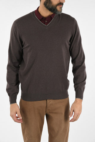 Cashmere V-neck Sweater