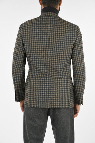 Wool Checked Blazer