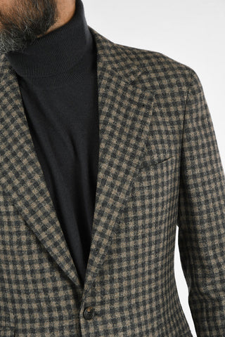Wool Checked Blazer
