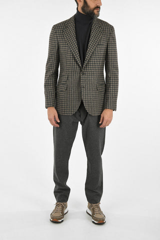 Wool Checked Blazer