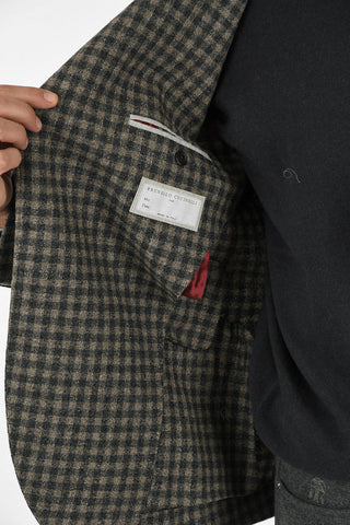 Wool Checked Blazer