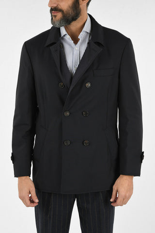 Reversible Double Breasted Coat