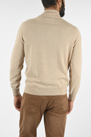 Cashmere Sweater with Zip