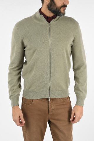 Cashmere Sweater with Zip